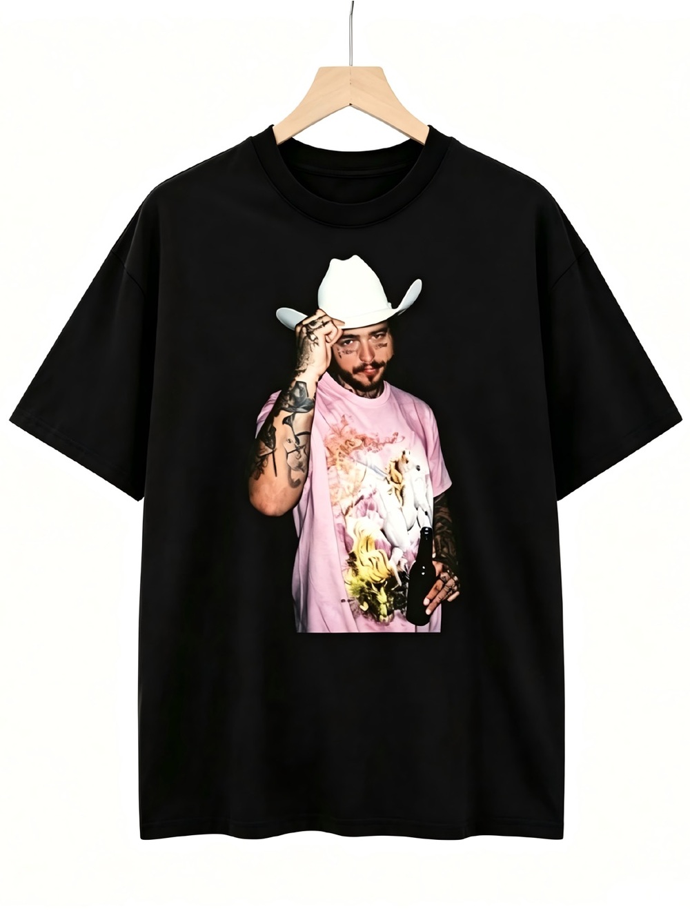 Posty Howdy T-Shirt Post Malone Shirt Tour Graphics Womens Mens T-shirt Unisex